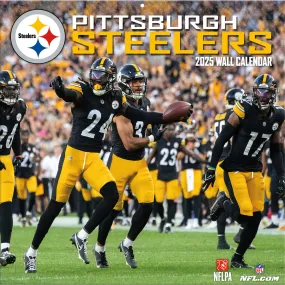 NFL Pittsburgh Steelers Wall 2025 Calendar