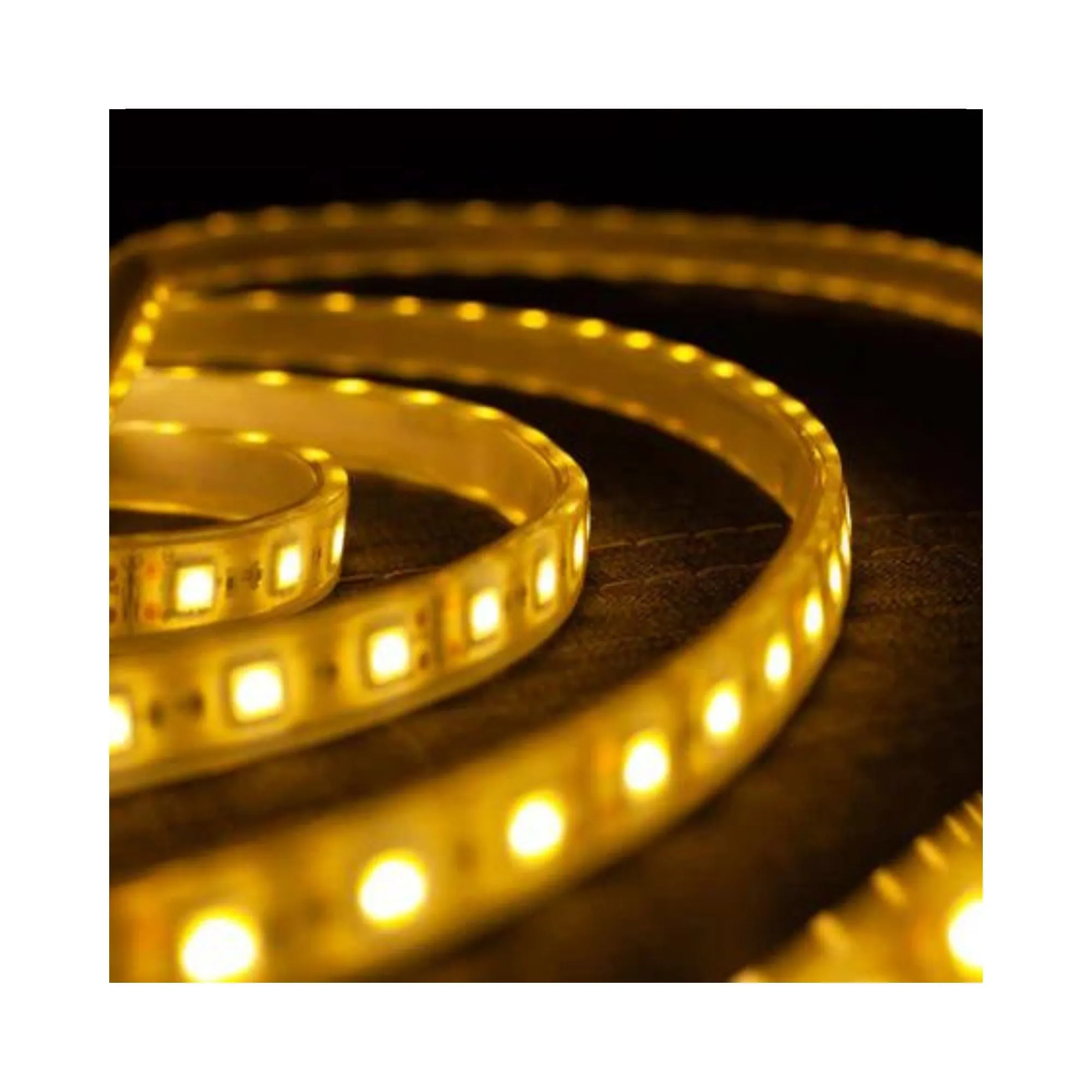 No blue amber LED strip lights