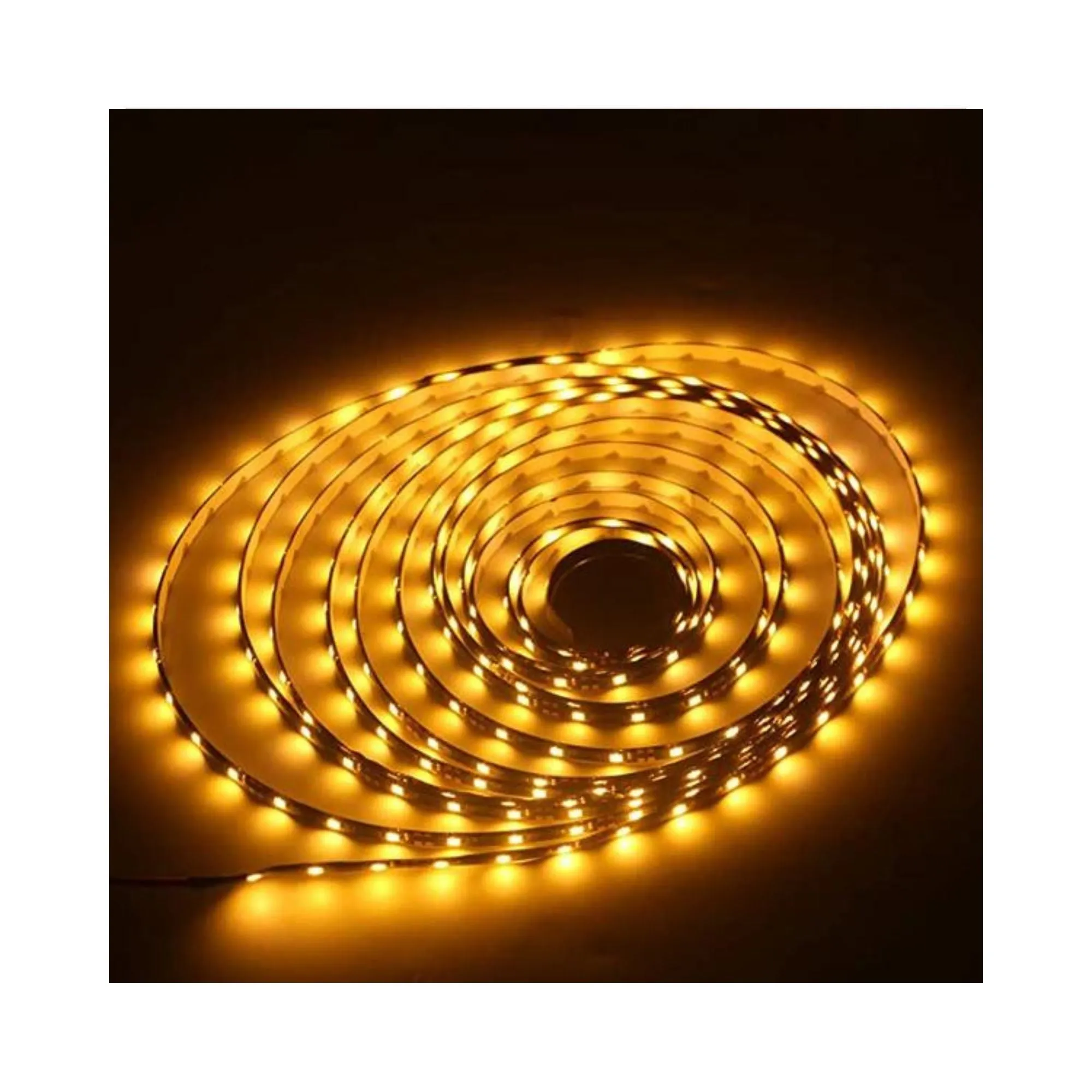 No blue amber LED strip lights