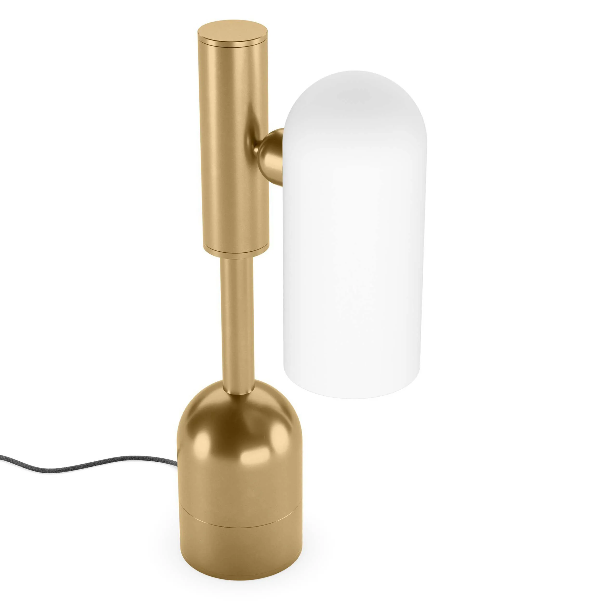 Odyssey Table Lamp, Burnished Brass