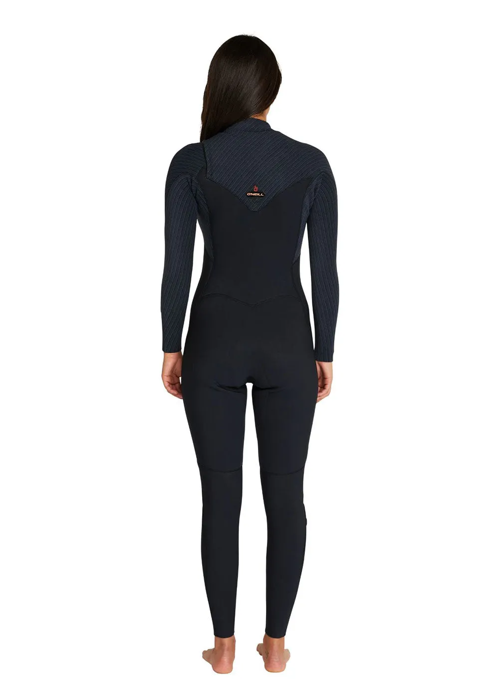 ONeill Womens Hyperfreak Fire 3/2mm Chest Zip Steamer Wetsuit