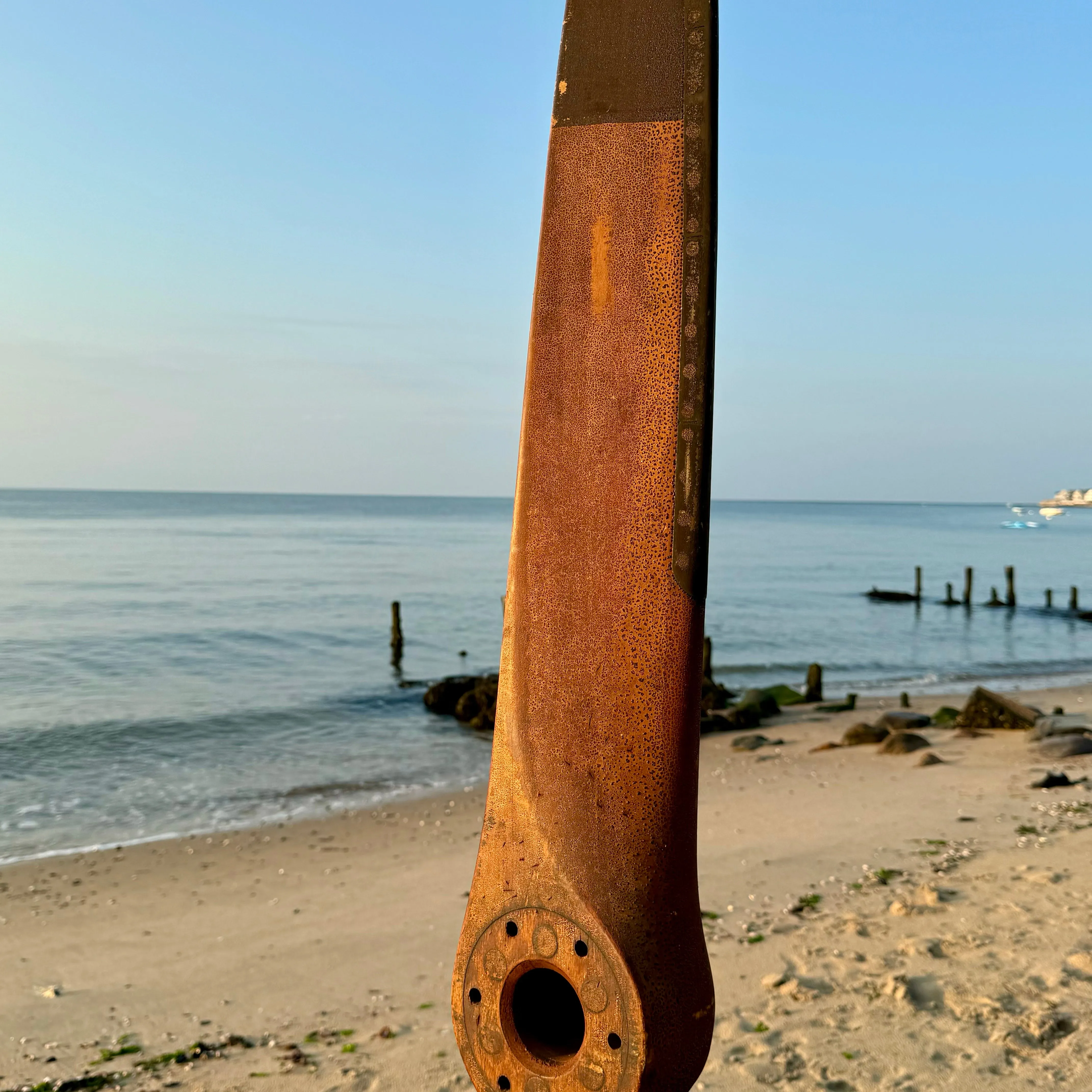 Original 72" Stone Supreme S65C 1930s Vintage Antique Wood Wooden Airplane Propeller