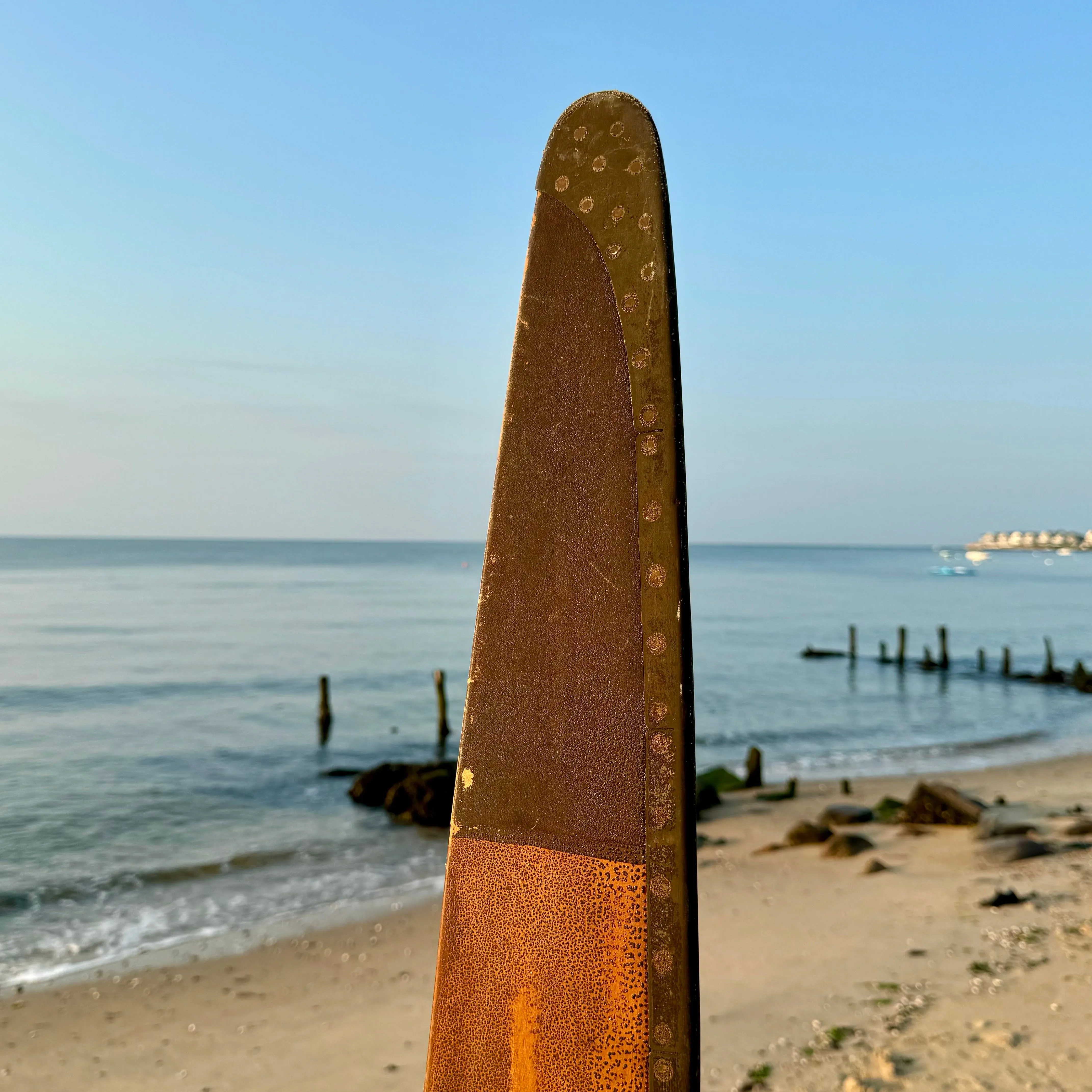 Original 72" Stone Supreme S65C 1930s Vintage Antique Wood Wooden Airplane Propeller