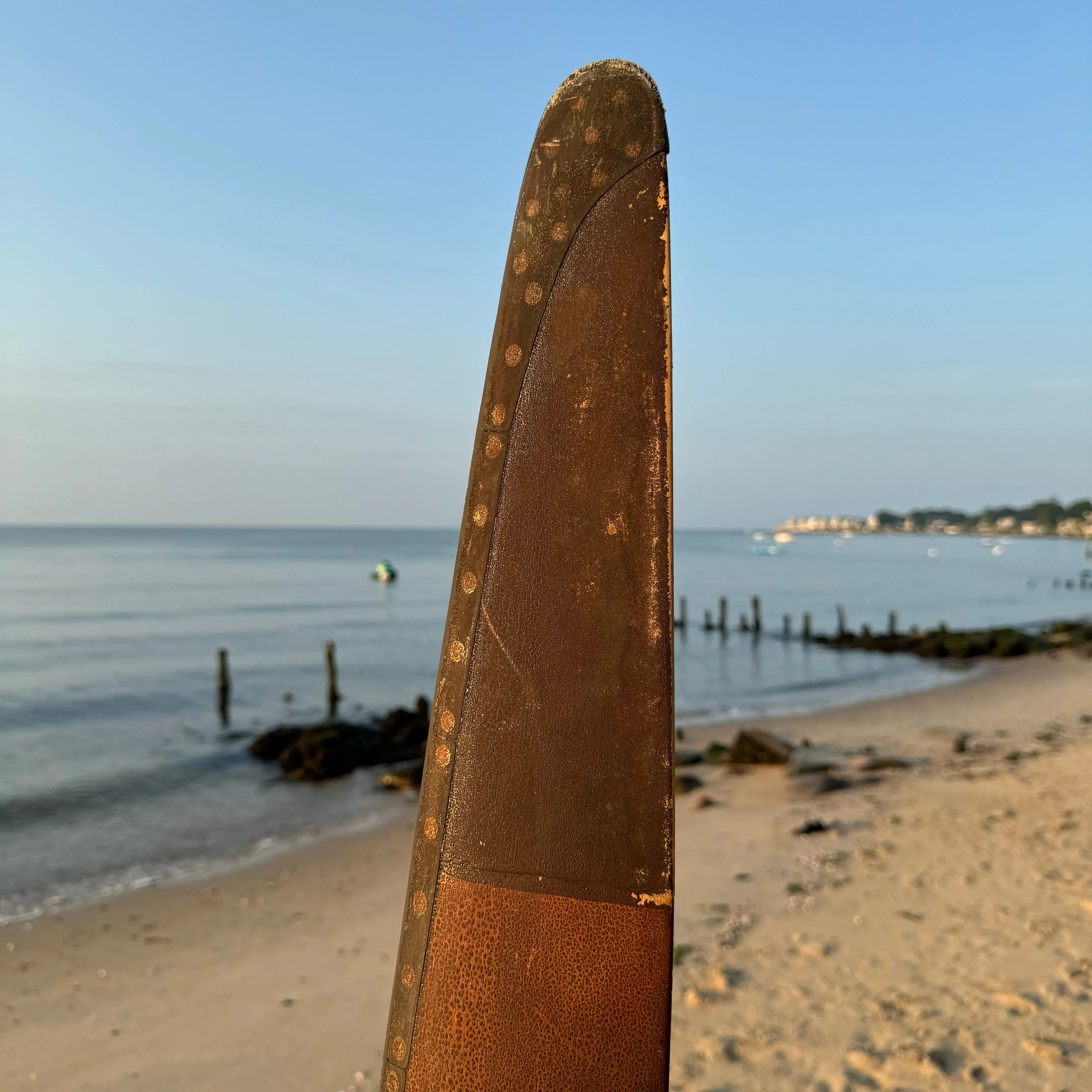 Original 72" Stone Supreme S65C 1930s Vintage Antique Wood Wooden Airplane Propeller