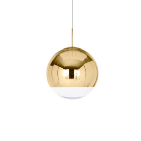 Outlet Mirror Ball Pendant - Gold, 25cm diameter