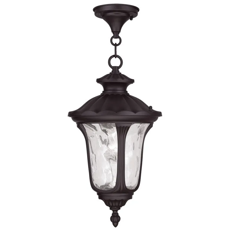 Oxford 1-Light Chain Lantern in Bronze