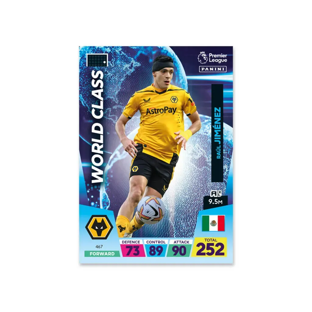 Panini 2022-23 Premier League Adrenalyn XL Cards PACKET (6 Cards Each)