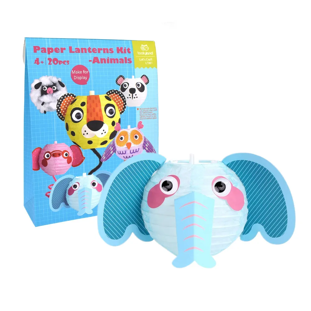 Paper Lanterns Kit: Animals 20pc