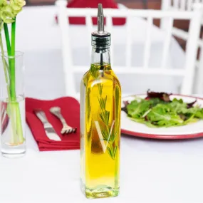 Personalized Olive Oil or Vinegar Bottle with Pour Spout