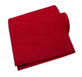 Piano Hammer Butt Felt, Red (Medium) 7-1/2" Wide