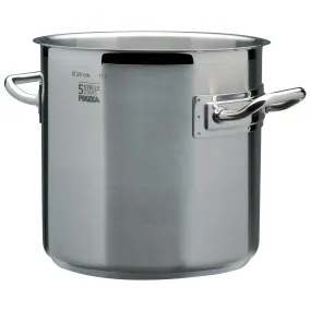 Piazza "5 Stars" Stainless Steel Stockpot, 75.7-Quart