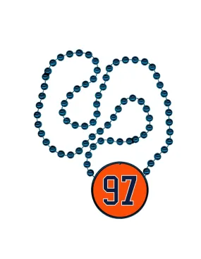 Player Bead 2-Sided Edmonton Oilers Royal/Orange