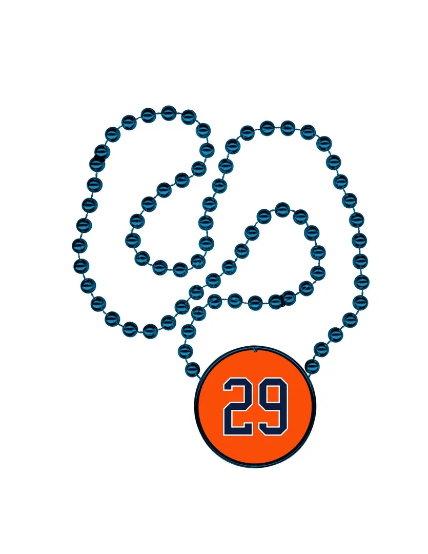 Player Bead 2-Sided Edmonton Oilers Royal/Orange