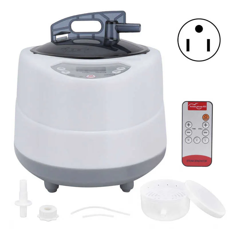 Portable 1000W Stainless Steel Sauna Steamer Pot Machine for Home Spa Steam Generation