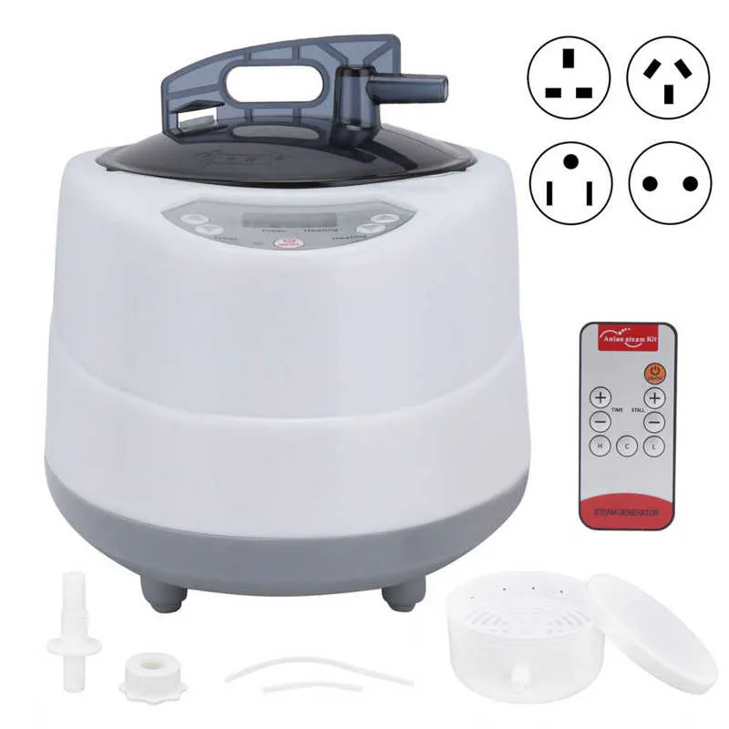 Portable 1000W Stainless Steel Sauna Steamer Pot Machine for Home Spa Steam Generation