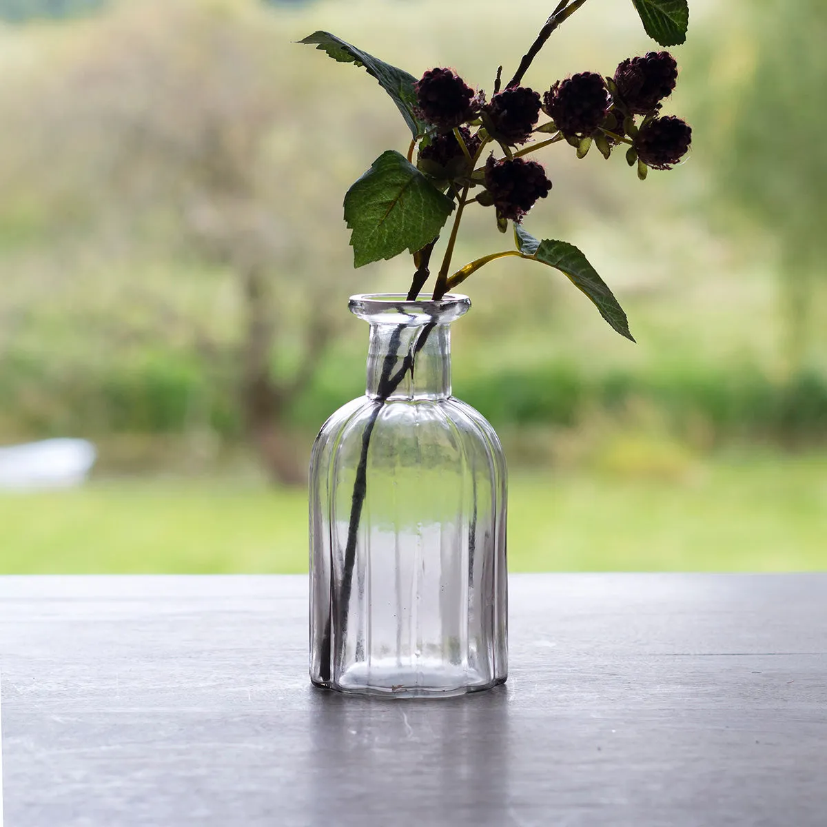 Reeded Flower Bottle - Small