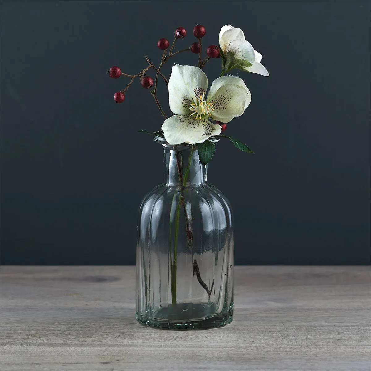 Reeded Flower Bottle - Small