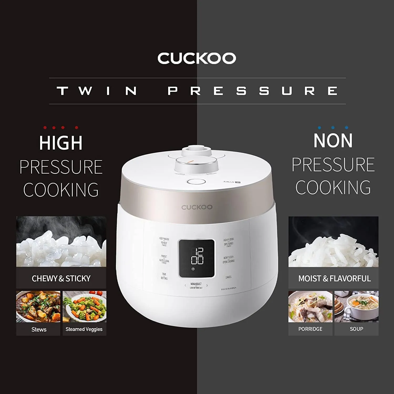 Refurbished B grade 10-Cup HP Twin Pressure Rice Cooker (CRP-ST1009F)