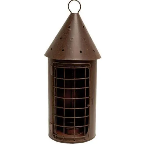 Rust & Black Finish Railroad Lantern