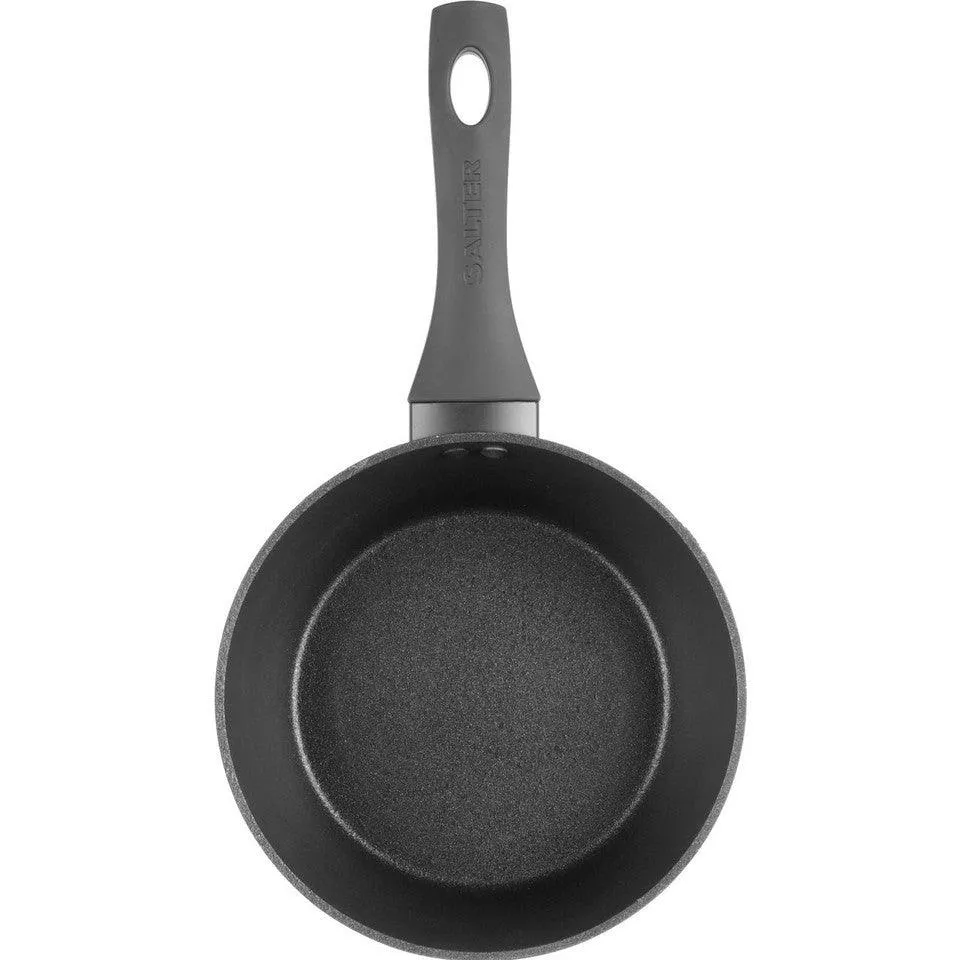 Salter Thermo Collar Non Stick Saucepan with Glass Lid | 18cm