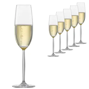 Schott Zwiesel Diva Champagne & Sparkling Wine Glasses / Flute - Set of 6