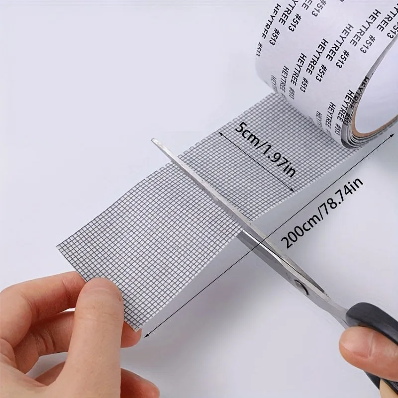 Selfadhesive Mesh Tape for Window Screen Repair 1 Roll