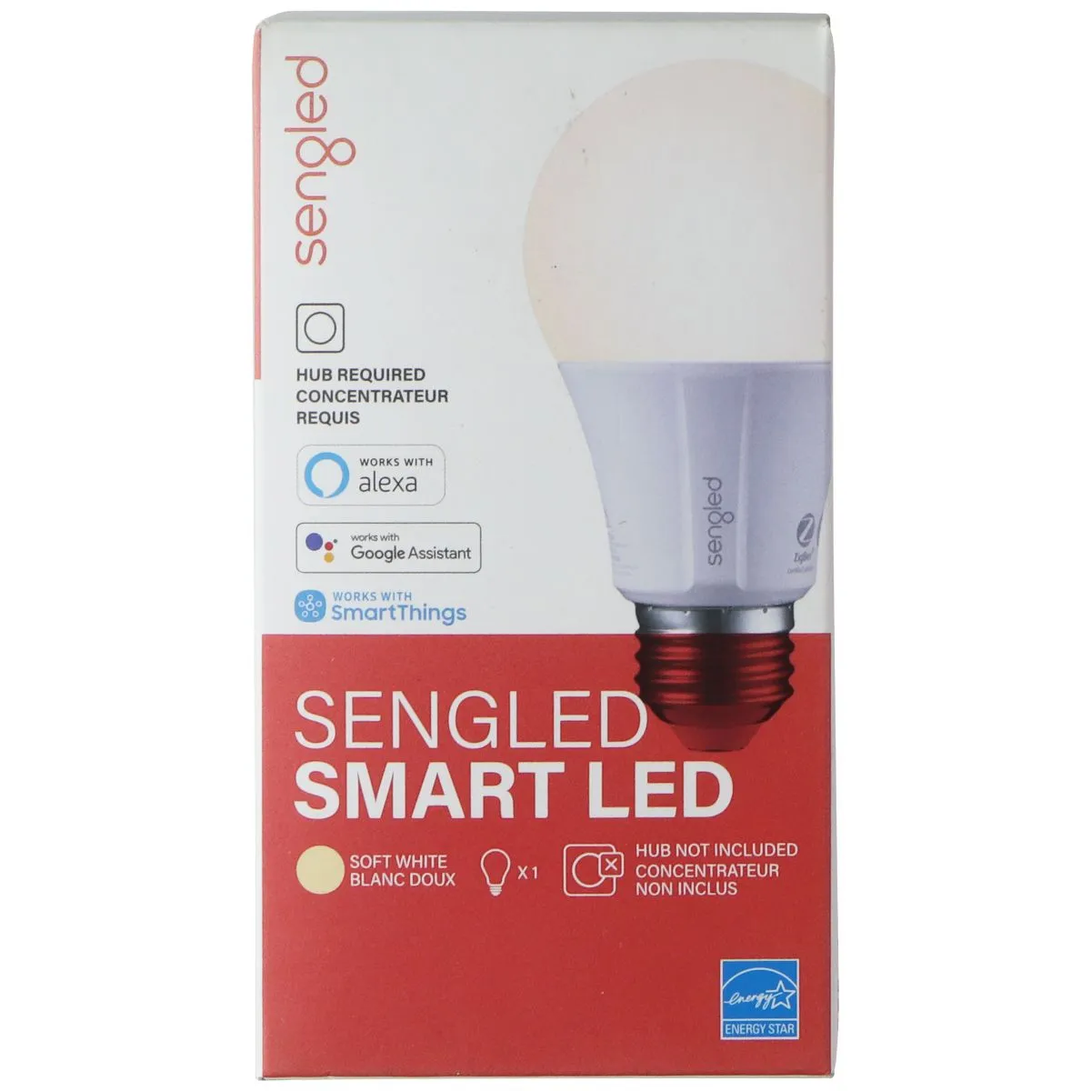 Sengled Zigbee (800LM) Soft White Ambiance LED Bluetooth A19 Smart Bulb - Single