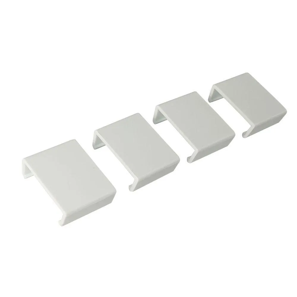 Shelf & Rack Stacking Clips 4 Pack White