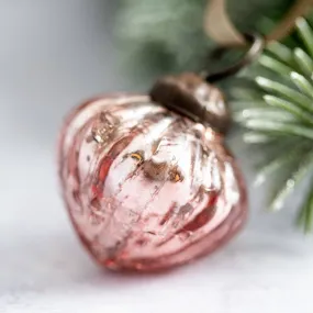 Small Rose Quartz 1" Crackle Glass Lanterns