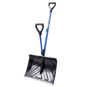 Snow Joe SJ-SHLV20 Shovelution Strain-Reducing Snow Shovel | 20-Inch | Spring Assisted Handle