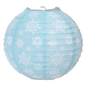 Snowflake Paper Lanterns 9.5in 3pk