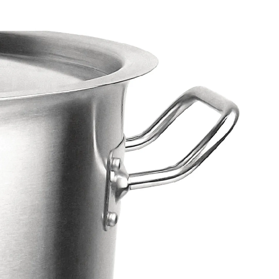 SOGA Stock Pot 113Lt Top Grade Thick Stainless Steel Stockpot 18/10