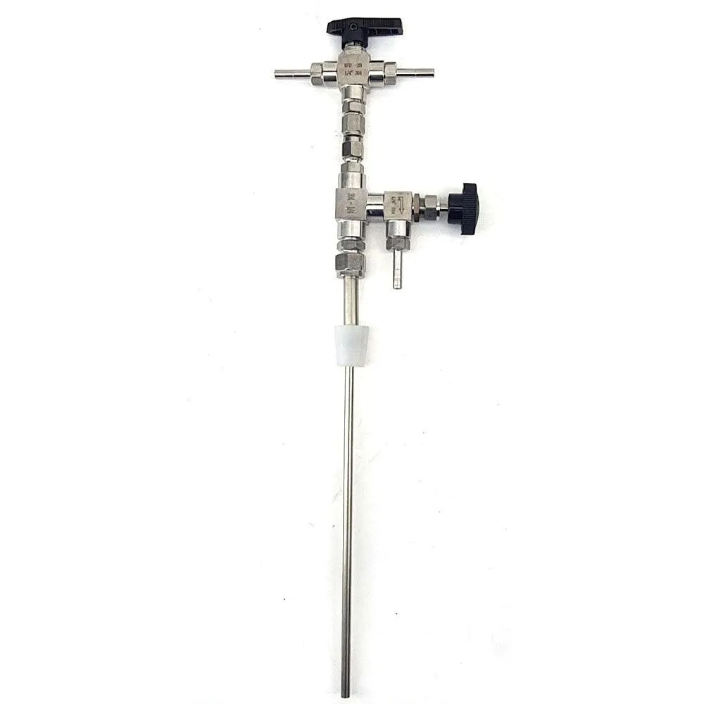 Stainless Tee Type Counter Pressure Bottle Filler