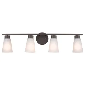 Stamos 31 in. 4 Lights Vanity Light Old Bronze finish