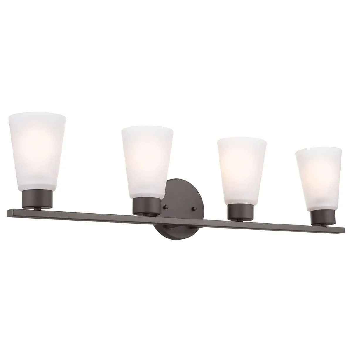 Stamos 31 in. 4 Lights Vanity Light Old Bronze finish