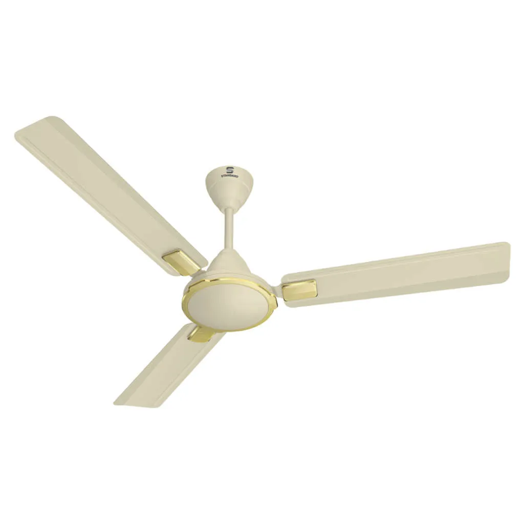 Standard Keya ES Ceiling Fan 1200mm Bianco Ocher FSCKE1SBNO48