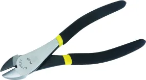 Stanley 84-104 Diagonal Cutting Plier, 5-3/4 in OAL, 1/3 in Cutting Capacity, Black Handle, Double Dipped Handle :CD 1: QUANTITY: 1