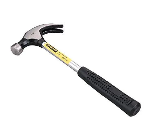 Stanley Claw Hammer Steel Shaft (Black and Chrome)