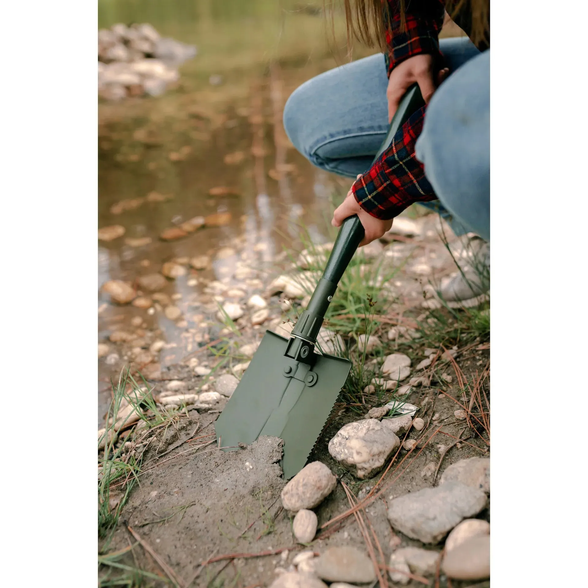 Stansport Folding Shovel - O.D.