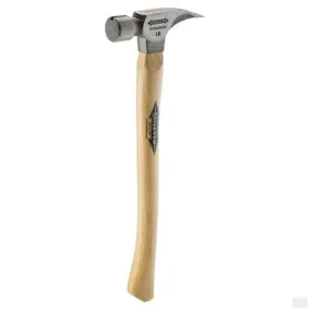 Stiletto 16oz Hickory Framing Hammer - Milled/Curve TI16MC