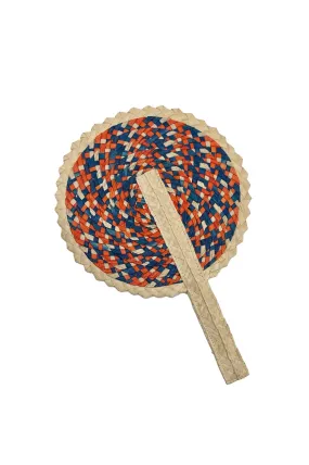 Summer Fan Orange and Navy