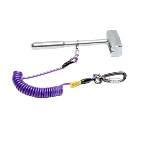 Systems Hammer with Nail Puller and Tether