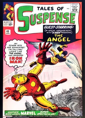 Tales of Suspense #49 (Iron Man vs. The Angel) Marvel Comics Official Cover 20x28 Poster Reproduction