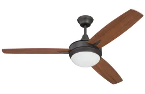 Targas 52" 1-Light Ceiling Fan in Espresso