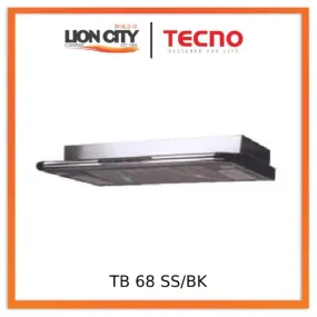 Tecno Uno TB 68 SS Slim Line Hood Stainless Steel 60cm, Single Motor