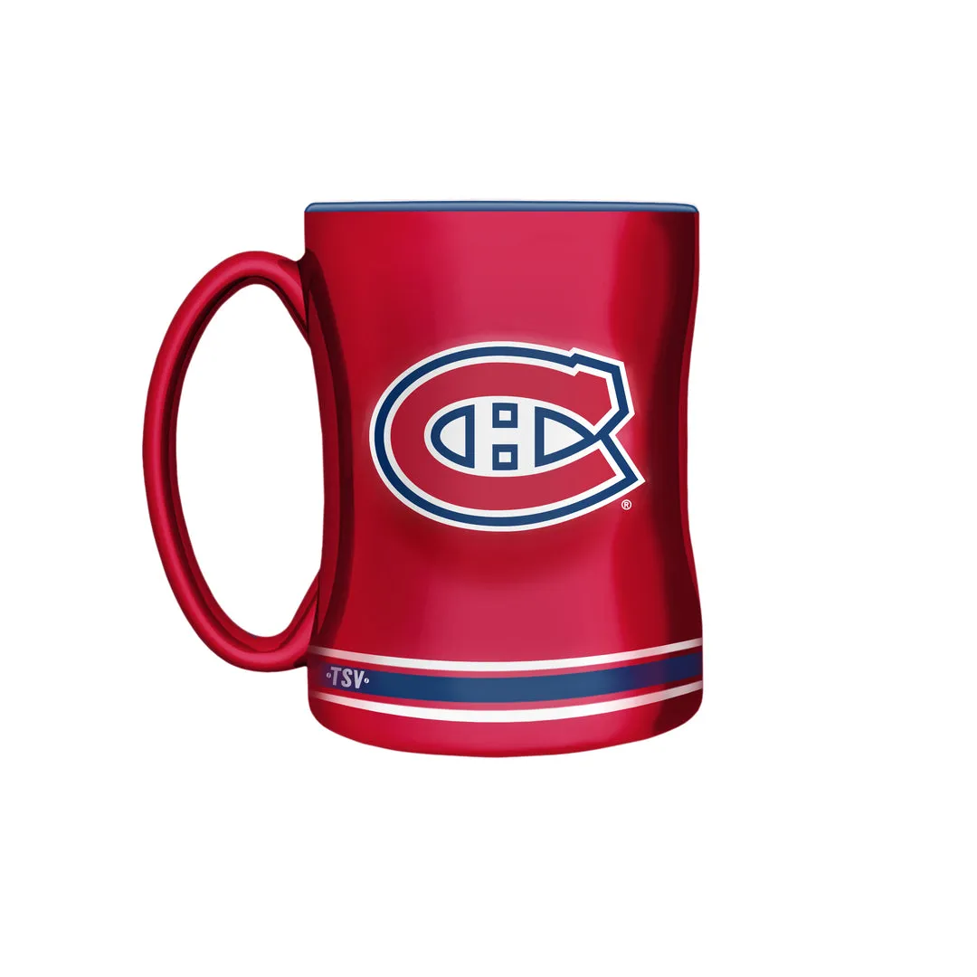 The Sports Vault NHL Montreal Canadiens 14oz Sculpted Mug