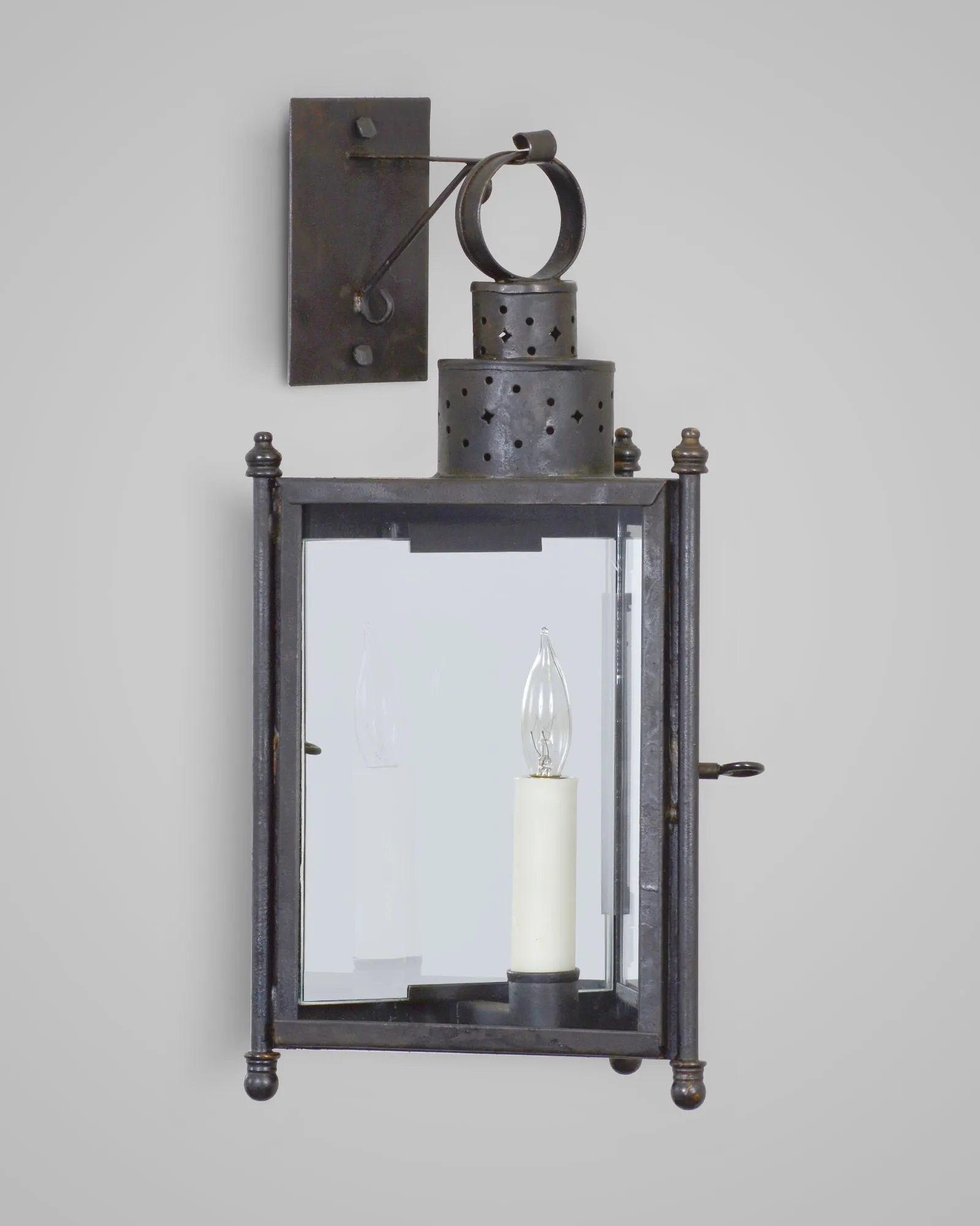 Three Sided Wall Lantern Small