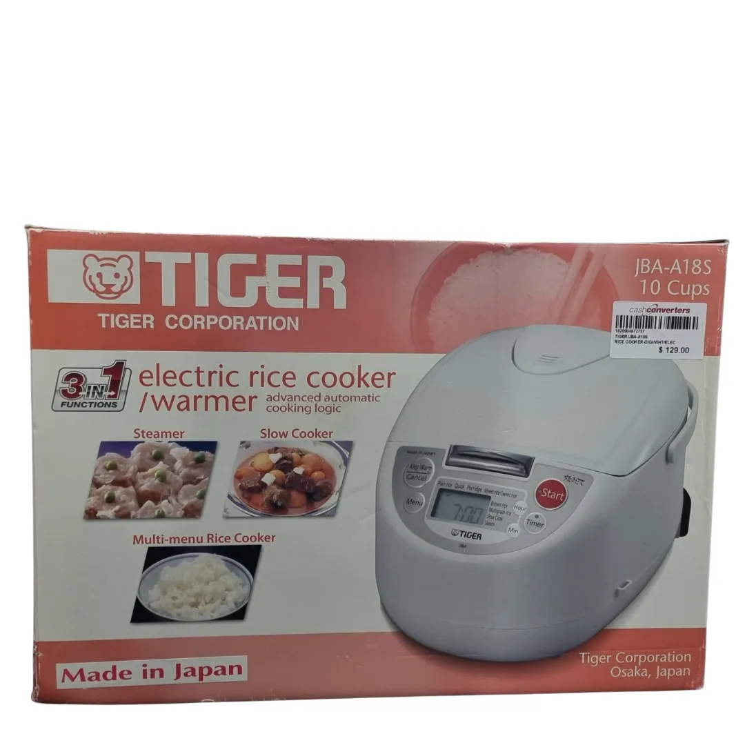 Tiger JBA-A18S 3-In-1 Multifunctional Rice Cooker 1.8L