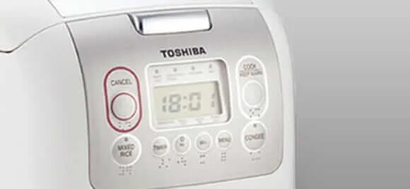 Toshiba 1.0L RC-10NMFEIS Electric Rice Cooker - White