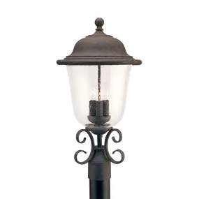 Trafalgar 23" 3 lights lantern head bronze finish